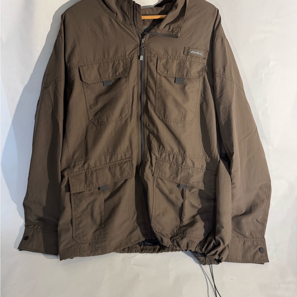 Men's Eddie Bauer Brown Jacket, XXL, Lightly Worn